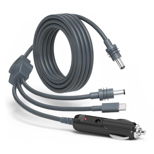 AOUZOVLI 3 In 1 Stromkabel Kompatibel mit Starlink, 16.4ft, Mehrfach-Stromkabel mit Dc+Typ-C+Zigarettenanzünder, Wasserdicht Und Langlebig Geeignet für Die Stromversorgung von Starlink Mini AOUZOVLI 3 In 1 Stromkabel Kompatibel mit Starlink, 16.4ft, Mehrfach-Stromkabel mit Dc+Typ-C+Zigarettenanzünder, Wasserdicht Und Langlebig Geeignet für Die Stromversorgung von Starlink Mini von AOUZOVLI