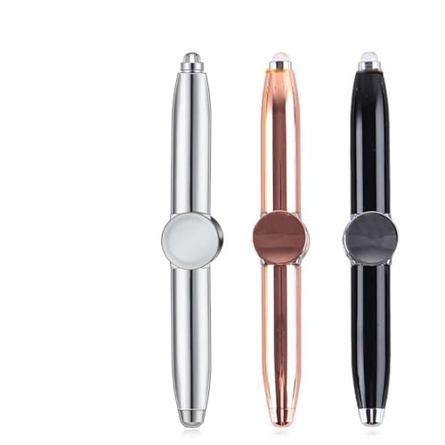 AOUZOVLI 3 Stück Fidget Pen Adhs Stift Lumino Spin Fidget Stift Fidget Spinner Pen mit LED-Licht Schreibwerkzeug Praktischer Pen für Beleuchtung Zum Schreiben im Dunkeln DREI Farben AOUZOVLI 3 Stück Fidget Pen Adhs Stift Lumino Spin Fidget Stift Fidget Spinner Pen mit LED-Licht Schreibwerkzeug Praktischer Pen für Beleuchtung Zum Schreiben im Dunkeln DREI Farben von AOUZOVLI