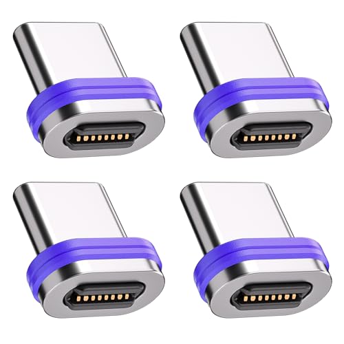 AOUZOVLI 4er-Pack 16pin USB C Magnet Stecker,Typ C Magnet Adapter,Magnetischer USB-C-Anschlussspitzenkopf,Ersatzstecker Phone Staubschutz Verbinder,Kann mit Einer Hand Bedient Werden AOUZOVLI 4er-Pack 16pin USB C Magnet Stecker,Typ C Magnet Adapter,Magnetischer USB-C-Anschlussspitzenkopf,Ersatzstecker Phone Staubschutz Verbinder,Kann mit Einer Hand Bedient Werden von AOUZOVLI