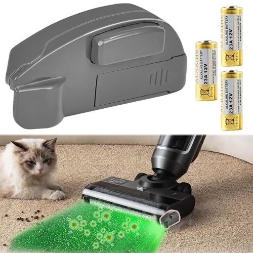 Staubsauger Licht Staubsauger Licht Aufsatz Grünes Licht für Staubsauger Staubsaugerkopf-Zubehör Verbesserte Universal-Staubsaugerteile Geeignet für Zoohandlungen und Haushalte von AOUZOVLI