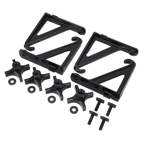 AOWINHIT 4PCS LOAD STOPPS ERSETZEN T SLOT TRUCK BAR 597944 FÜR LADDER FIREWOOD SKIS KAYAK PREMIUM METAL BLACK DACH RACK RACESSOR IRES von AOWINHIT