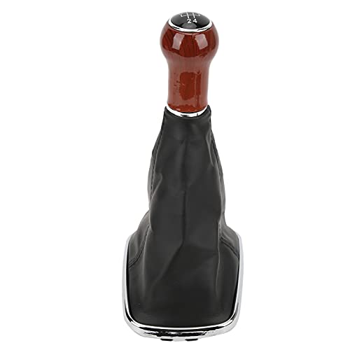 AOWINHIT Autogetriebe Staubbedeckung Schaltbeschwerterschutz Luxus -PU -Leder für MK4 1999 2004 R32 (5 Ebenen) von AOWINHIT
