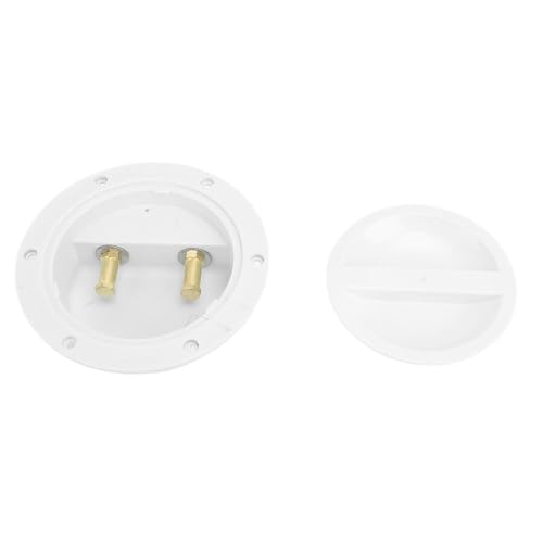 AOWINHIT Elektrische Agitation Fishing Junction Box Wasser Beständige DC 6V Bis 32V Netzteil Basis für Marine Fishing Boats RVs Yachten Schiffe Weiße ABS Metall Konstruktion (mit Zubehör) von AOWINHIT