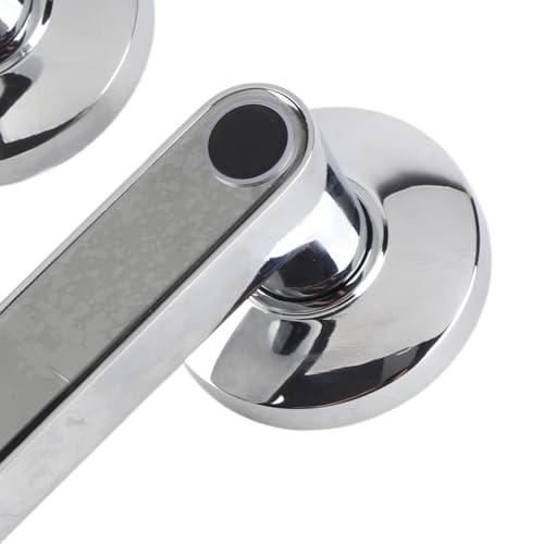 AOWINHIT Fingerabdrucktür Schloss Smart Passwort Handle Touchscreen Digitalhebel Schlüssellose Eintrag für Home Hotel Office (Silber) von AOWINHIT