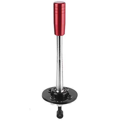 AOWINHIT Kurzer Aluminium Schalthebel mit Auto Modifikationsknopf E30 E36 E46 E34 E39 E6x Z3 1985 2010 (B (rot), manuelle Getriebe und Teile von AOWINHIT