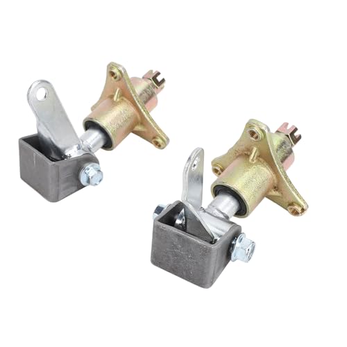 AOWINHIT Lenkspindelhalterung Set Hohe Härte Stahllegierung Geschmiedet Wärme Behandeltes Vorderrad -Hubs Lenkung Spindel 3 Stifte Design für 6 -Zoll -Reifen ATV Go Kart Quad Bike 1 Paar von AOWINHIT