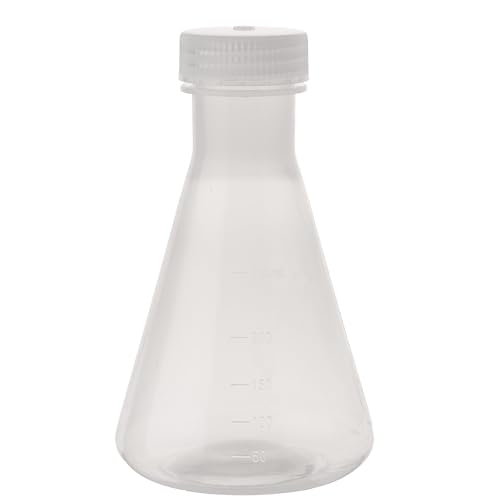 50ml bis 1000ml Labor-Kunststoff-Erlenmeyer-Kolben, konische Behälter flasche mit Schraub verschluss, für Labore xperiment von AOYEAH