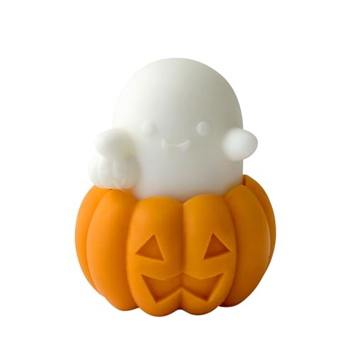 Silikon Kerzen form, Halloween Ghost Kürbis kerze 3D Raum Aroma therapie Schimmel, DIY Kürbis Kerzenhalter Werkzeug von AOYEAH