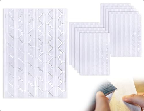 AOYEGIC 1020 Stück Fotoecken,Selbstklebend Klebepads Aufkleber,Randaufkleber für Fotoalbum,Foto Ecken Sticker,fotokleber,für Bilder Alben Basteln DIY Scrapbooking(Transparent) von AOYEGIC