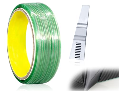 AOYEGIC 5M Messerloses Klebeband,Knifeless Tape,Schneideband,schneidedraht,Autoaufkleber Schneiden Folie mit Schaber,für Car Wrapping Vinylfolie Schneidelinie Nadelstreifen von AOYEGIC