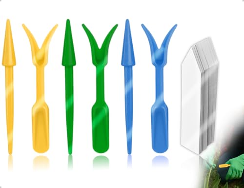 AOYEGIC Pikier Set,Aussaat Samenspender,Mini Sämaschine Garten,Einpflanzhilfe mit Steckkarten,verwendet für Töpfe Umfüllen,Sukkulenten,Gemüse und Blumen AOYEGIC Pikier Set,Aussaat Samenspender,Mini Sämaschine Garten,Einpflanzhilfe mit Steckkarten,verwendet für Töpfe Umfüllen,Sukkulenten,Gemüse und Blumen von AOYEGIC
