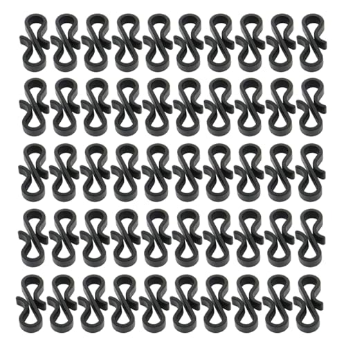 Dachrinnenhaken, S-förmige Clips, Weihnachtsrinnen-Clips zum Aufhängen von Außenlicht, langlebig, wiederverwendbar, S-Haken, 10/50 Stück von AOYUDJ