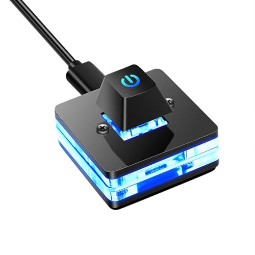 Desktop Power Control Switching Extension Cable with LED Lighting Long Cable for Easy Access to PC Power Management Desktop Power Control Switching Extension Cable with LED Lighting Long Cable for Easy Access to PC Power Management von AOYUDJ