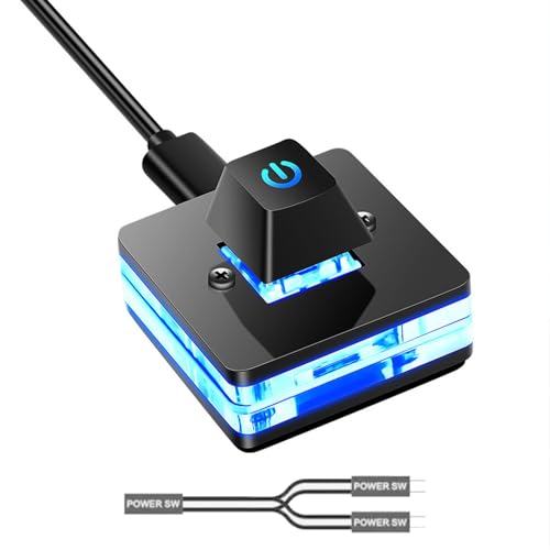 Desktop Power Control Switching Extension Cable with LED Lighting Long Cable for Easy Access to PC Power Management Desktop Power Control Switching Extension Cable with LED Lighting Long Cable for Easy Access to PC Power Management von AOYUDJ