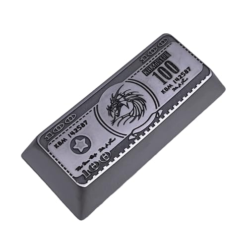 Ersatz-Tastenkappe, 2,25 U, Metall, für mechanische Tastaturen, Enthusiasten, Anpassungs-Tastenkappe von AOYUDJ