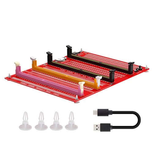 PC Desktop Mainboard Board DDR3/DDR4/DDR5 RDIMM/UDIMM Memory Slot Tester Card with LED Light for Desktop Server Computer PC Desktop Mainboard Board DDR3/DDR4/DDR5 RDIMM/UDIMM Memory Slot Tester Card with LED Light for Desktop Server Computer von AOYUDJ