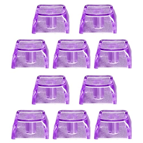 Transparente Tastenkappen mit Hintergrundbeleuchtung für mechanische Tastaturen, PC, 1,7 mm Dicke, 10 Stück von AOYUDJ