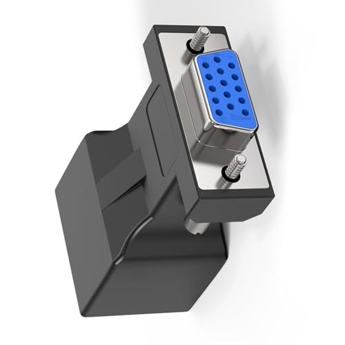 VGA-Signalverstärker auf RJ45-Adapter, VGA-Extender auf RJ45-Adapter, perfekt für Netzwerktechnik von AOYUDJ
