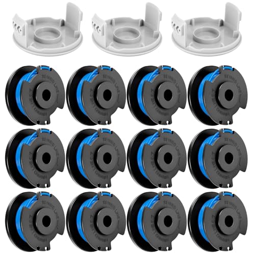 AOZBZ 15er Set Rasentrimmer Faden für Ryobi, mit Ryobi One+ AC14RL3A, Olt1832 Rac124, Langlebige Ersatzfaden Spulen für Verbesserte Schneidgeschwindigkeit, Ø 1,65mm, 3.4M AOZBZ 15er Set Rasentrimmer Faden für Ryobi, mit Ryobi One+ AC14RL3A, Olt1832 Rac124, Langlebige Ersatzfaden Spulen für Verbesserte Schneidgeschwindigkeit, Ø 1,65mm, 3.4M von AOZBZ