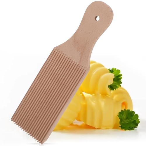 AOZUO Gnocchi Brett, Nudelbrett Pasta Zubehör Pasta Maker Nudelholz Natürlichem Buchenholz Paddel Garganelli Makkaroni Nudelmaschine Cavarola Rolle Spätzlebrett Für Nudelbesteck Italienische von AOZUO