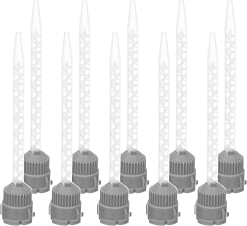 10x 2K Statikmischer für 1:1 Klebstoffe, Mischrohrausführung: Helix, kompatibel zu nahezu allen 25ml/50ml Kartuschen von AP