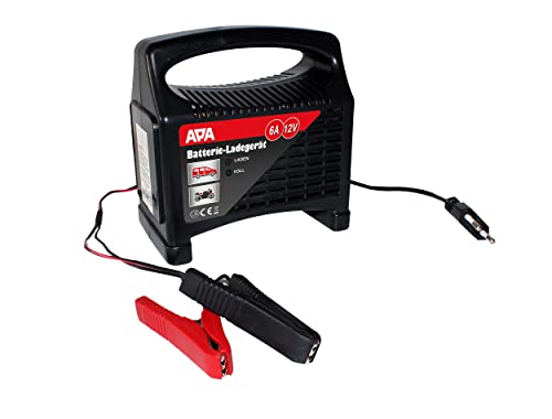 APA 16625 Batterie-Ladegerät, für Bleibatterien, 2-stufig, automatische Sicherung, 12V, 6A von APA