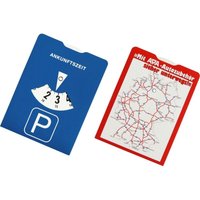 Parkscheibe blau Karton Parkplatz - APA von APA