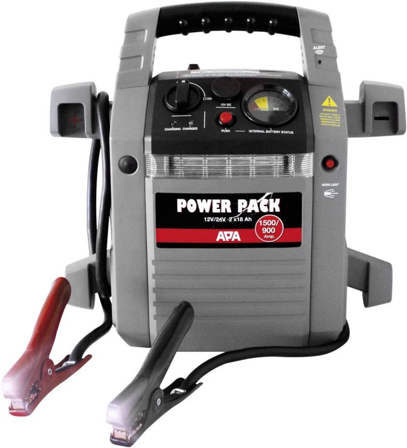 APA Powerpack 900 1500A 12/24V 2x18Ah von APA