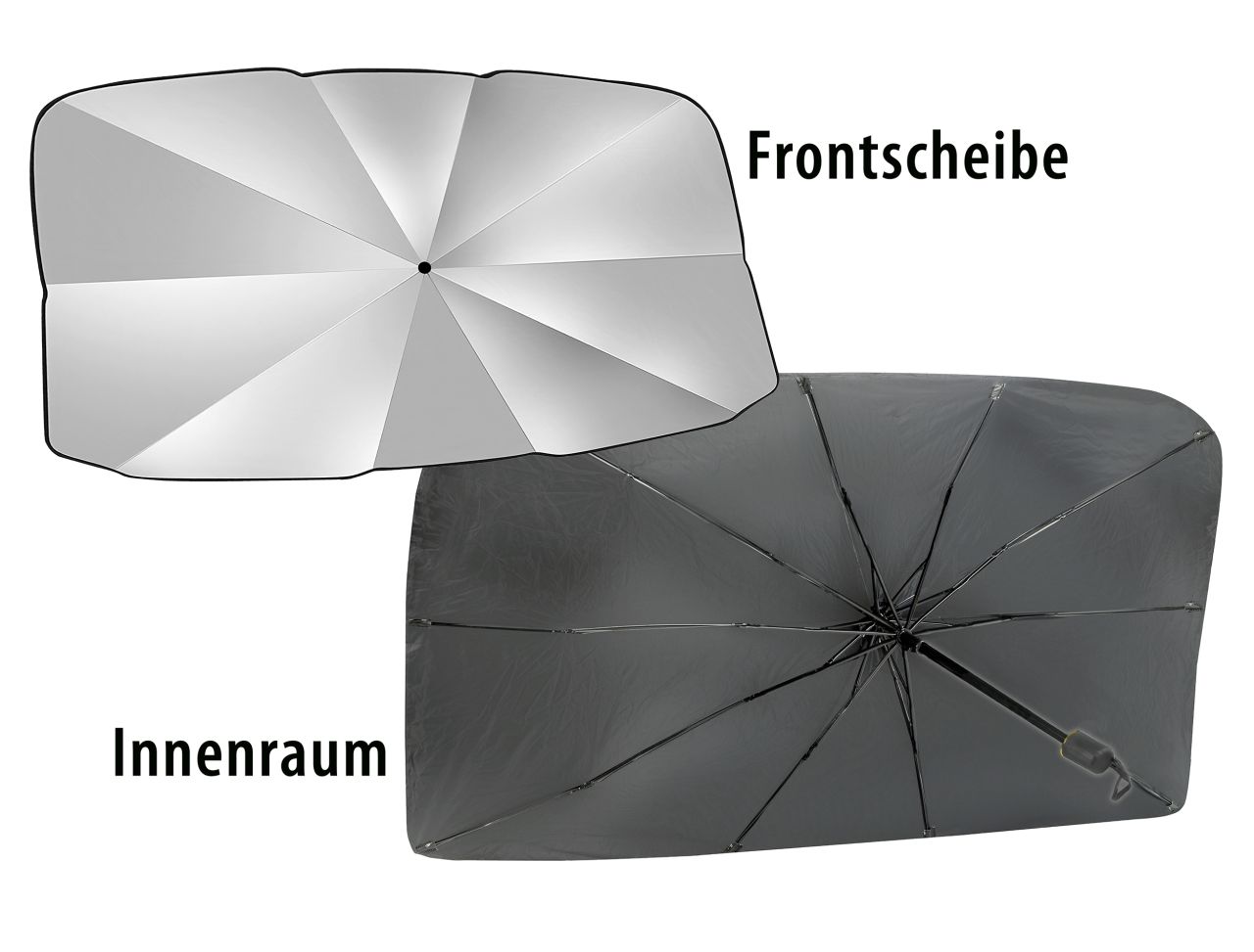 APA Sonnenschirm für die Frontscheibe mit Schirmhülle von APA