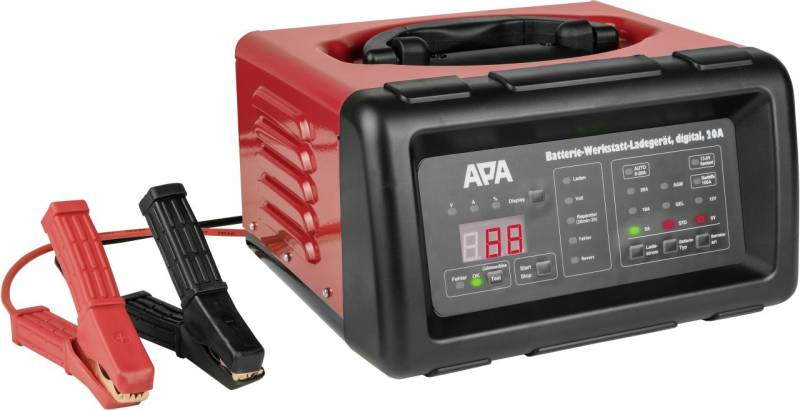 APA Werkstatt-Ladegerät digital 6/12V, 20A von APA