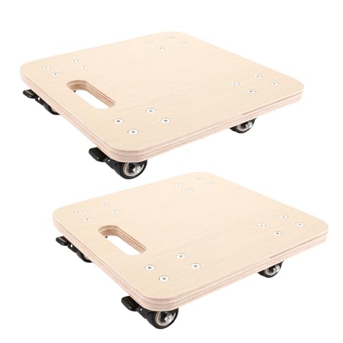 APACALI 2er Set Transportroller aus Holz – 30x30 cm Rollbretter Transport, 18 mm Dicke, 320 kg Tragkraft, Möbelroller für Umzug & Transport APACALI 2er Set Transportroller aus Holz – 30x30 cm Rollbretter Transport, 18 mm Dicke, 320 kg Tragkraft, Möbelroller für Umzug & Transport von APACALI