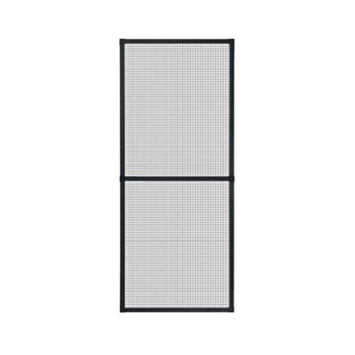 APANA - Fenster Fliegengitter mit Alurahmen & robustem Fiberglasgewebe - Insektenschutz Fenster mit umlaufender Bürstendichtung - Fliegennetz Fenster Montage ohne Bohren (130 x 240 cm | Anthrazit) von APANA