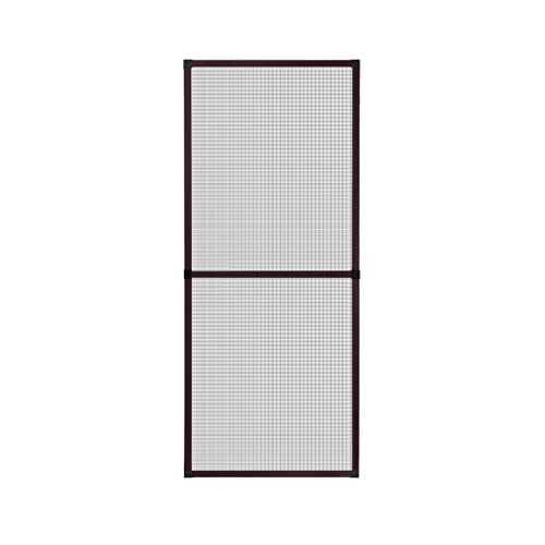 APANA - Fenster Fliegengitter mit Alurahmen & strapazierfähigem Fiberglasgewebe - Insektenschutz Fenster mit umlaufender Bürstendichtung - Fenster Montage ohne Bohren (130 x 240 cm | Braun) von APANA