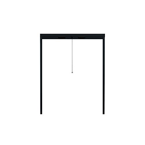 APANA Fliegengitter Rollo Fenster bis 80x160 cm – anthrazit – ausziehbarer Insektenschutz – stabiles Insektenschutzrollo mit Alurahmen & Fiberglasgewebe – Fensterrollo gegen Mücken von APANA