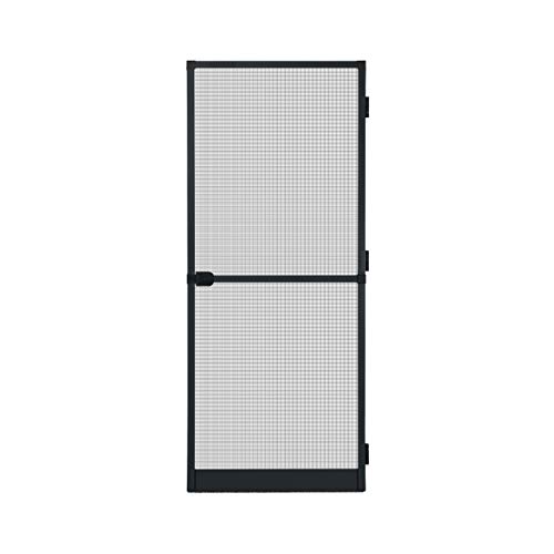 APANA - Fliegengitter Tür mit Alurahmen als Trittschutz - Insektenschutz Tür für Balkontür & Terrassentür - Tür mit automatischem Türschließer & Magnetverschluss (100 x 210 cm | Anthrazit) von APANA
