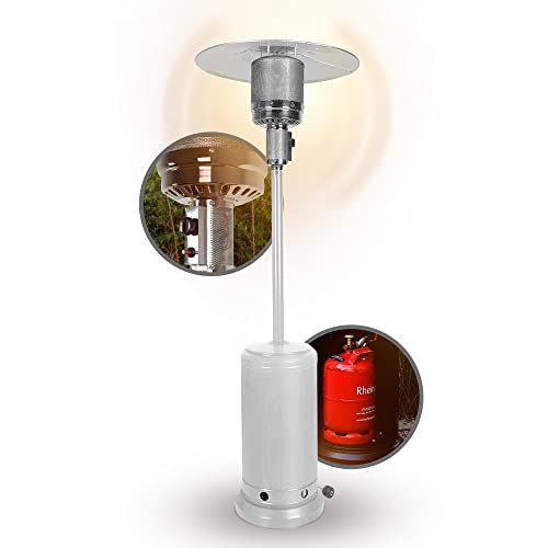 APANA Gas Heizpilz 14kW Bellamente ONE – weißer Gasheizstrahler mit Umkippsicherung & Abschaltautomatik – Outdoor Terrassenheizer für Balkon & Garten – mit Transportrollen & Abdeckung APANA Gas Heizpilz 14kW Bellamente ONE – weißer Gasheizstrahler mit Umkippsicherung & Abschaltautomatik – Outdoor Terrassenheizer für Balkon & Garten – mit Transportrollen & Abdeckung von APANA