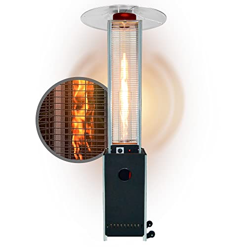 APANA Gasheizer 12,5 kW Bellamente Cristal praktischer Gasheizstrahler für Terrasse Garten Balkon mit Umkippsicherung & Abschaltautomatik in anthrazit APANA Gasheizer 12,5 kW Bellamente Cristal praktischer Gasheizstrahler für Terrasse Garten Balkon mit Umkippsicherung & Abschaltautomatik in anthrazit von APANA