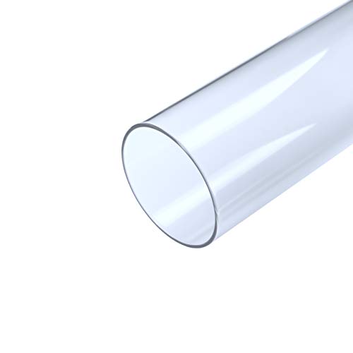 APANA - Glasröhre Glas Tube Feuerrohr hitzebeständig bis 1400°C Heizpilz Bellamente Länge 1120 mm Durchmesser 98 mm von APANA