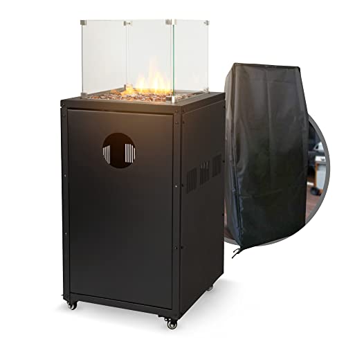 APANA Gas Heizstrahler FUEGO 8kW – Terrassenfeuer mit Sichtfenster & Rollen – Heizpilz für Garten, Balkon & Terrasse – inkl. Abdeckhaube, Umkippsicherung & Abschaltautomatik – anthrazit APANA Gas Heizstrahler FUEGO 8kW – Terrassenfeuer mit Sichtfenster & Rollen – Heizpilz für Garten, Balkon & Terrasse – inkl. Abdeckhaube, Umkippsicherung & Abschaltautomatik – anthrazit von APANA