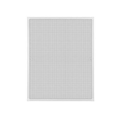 APANA - Fenster Fliegengitter mit Alurahmen & Fiberglasgewebe - Insektenschutz Fenster mit umlaufender Bürstendichtung - Fliegennetz Fenster Montage ohne Bohren (Maßanfertigung bis 40 x 60 cm | Weiß) von APANA