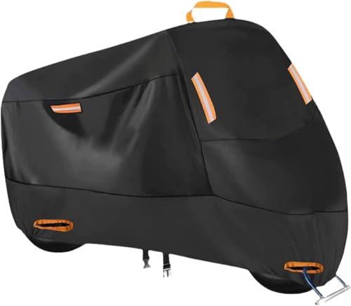 Motorrad Abdeckplane für VFR 800, Wasserdicht UV-Beständiges Motorradgarage Innen Außen Motorradplane,XXL von APARC
