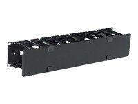 APC AR8600 2U Rack-Kabelführungssystem (horizontal) mit Abdeckung schwarz von APC