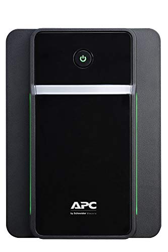 APC Back UPS BX – BX1600MI-GR - unterbrechungsfreie Stromversorgung 1600 VA mit Schuko Ausgängen, Batteriesicherung & Überspannungsschutz, Backup-Batterie mit AVR, Datensicherungsfunktion von APC
