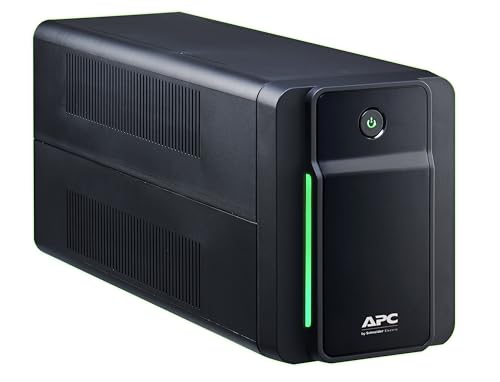 APC Back UPS BX – BX950MI-GR - unterbrechungsfreie Stromversorgung 950 VA mit Schuko Ausgängen, Batteriesicherung & Überspannungsschutz, Backup-Batterie mit AVR, Datensicherungsfunktion von APC