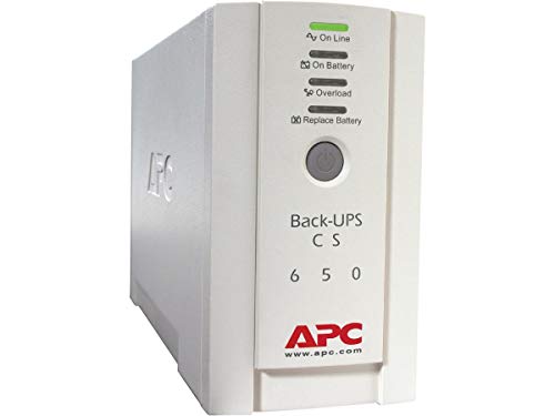APC Back-UPS CS - BK650EI - Unterbrechungsfreie Stromversorg 650VA (4 Ausgänge IEC, Überspannungsschutz) von APC