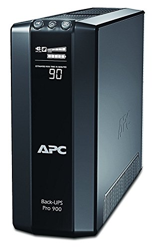 APC by Schneider Electric Back UPS PRO USV 900VA Leistung - BR900G-GR - inkl. 150.000 Euro Geräteschutzversicherung (5-Schuko Ausgänge, Stromsparfunktion, Multifunktionsdisplay) von APC by Schneider Electric