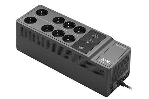 APC Back-Ups es - BE850G2-GR - Unterbrechungsfreie Stromversorgung 850VA (8 Schuko Ausgänge, Überspannungsschutz) von APC by Schneider Electric