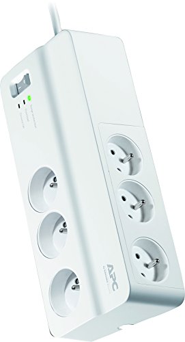 APC PM6-FR Surge Protector White 6 AC Outlet(s) 230 V 2 m von APC