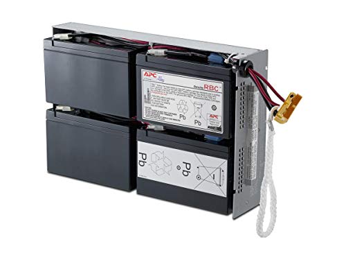 APC RBC24 - Ersatzbatterie für Unterbrechungsfreie Notstromversorgung (USV) von APC - passend für Modell SUA1500RMI2U und andere von APC by Schneider Electric
