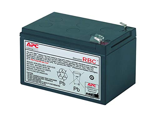 APC RBC4 - Ersatzbatterie für Unterbrechungsfreie Notstromversorgung (USV) von APC - passend für Modelle SC620I und andere von APC by Schneider Electric